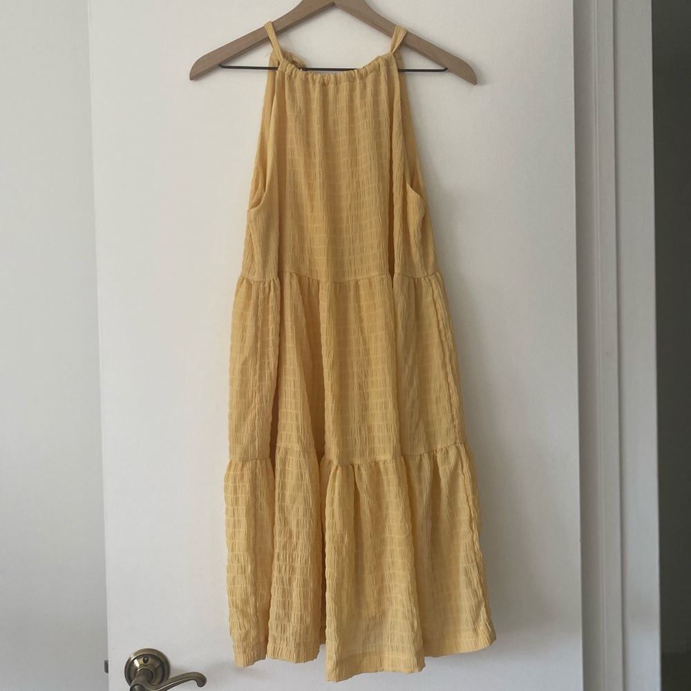 A New Day Sleeveless Yellow Dress
